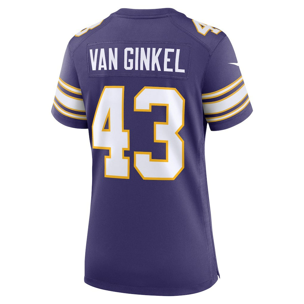 Andrew Van Ginkel  Women's Alternate Game Jersey - Minnesota Vikings
