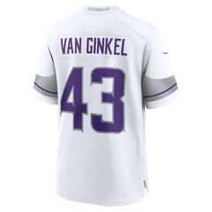 Andrew Van Ginkel  Alternate Game Jersey - Minnesota Vikings