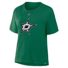 NHL Kelly Green Tyler Seguin Dallas Stars Fanatics Women's Authentic Stack Name & Number T-Shirt