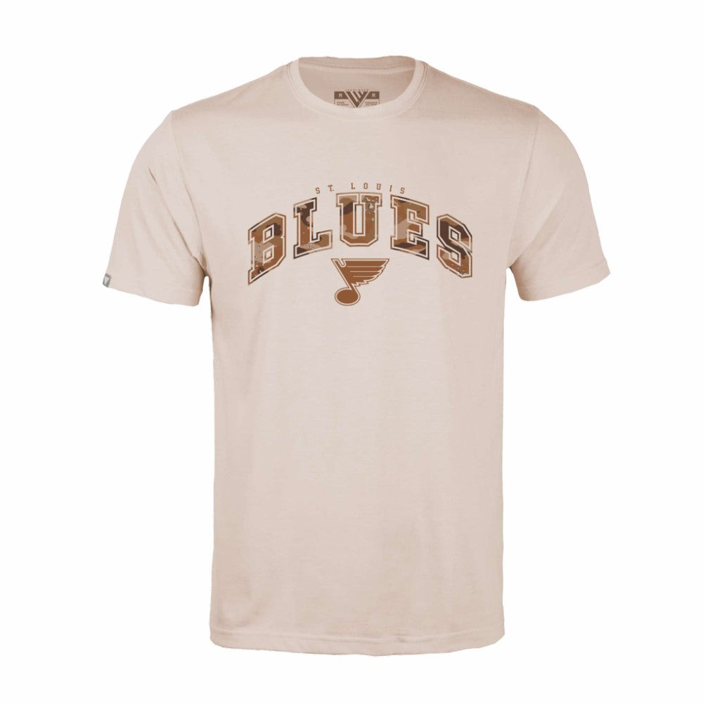 NHL Khaki St. Louis Blues Levelwear Desert Camo Richmond Decoy T-Shirt