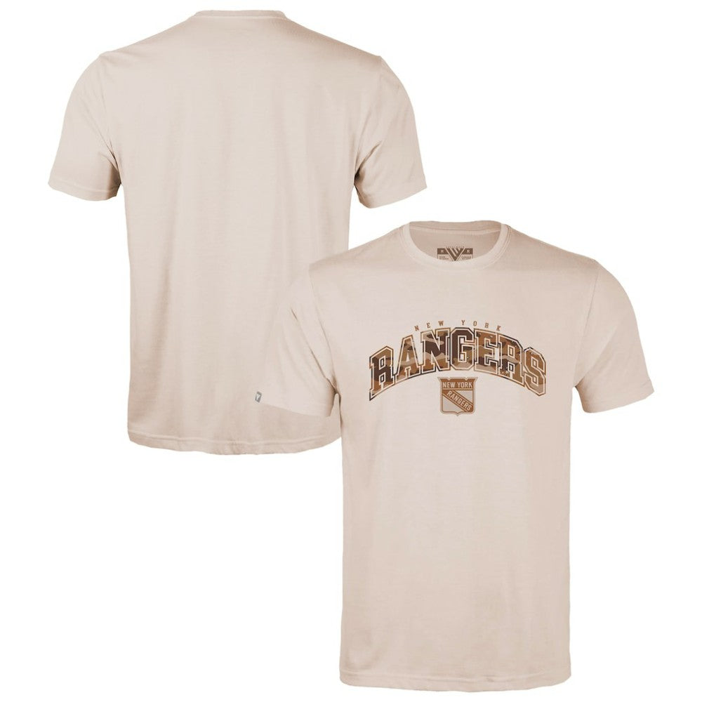 NHL Khaki New York Rangers Levelwear Desert Camo Richmond Decoy T-Shirt