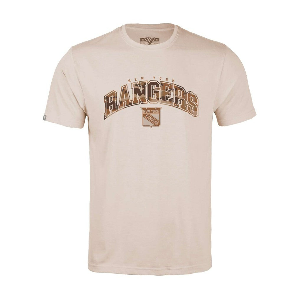 NHL Khaki New York Rangers Levelwear Desert Camo Richmond Decoy T-Shirt