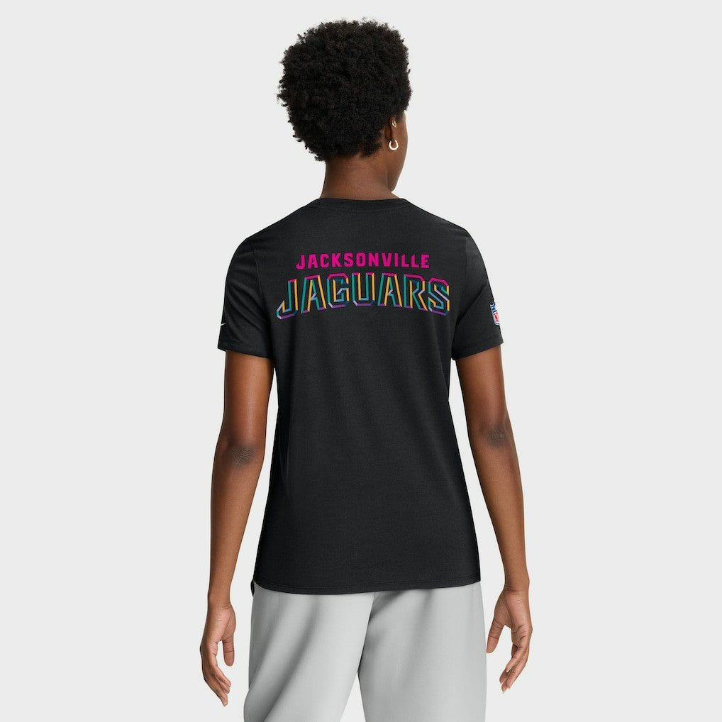 Women's 2025 NFL Crucial Catch Tri-Blend Dri-FIT T-Shirt - Jacksonville Jaguars