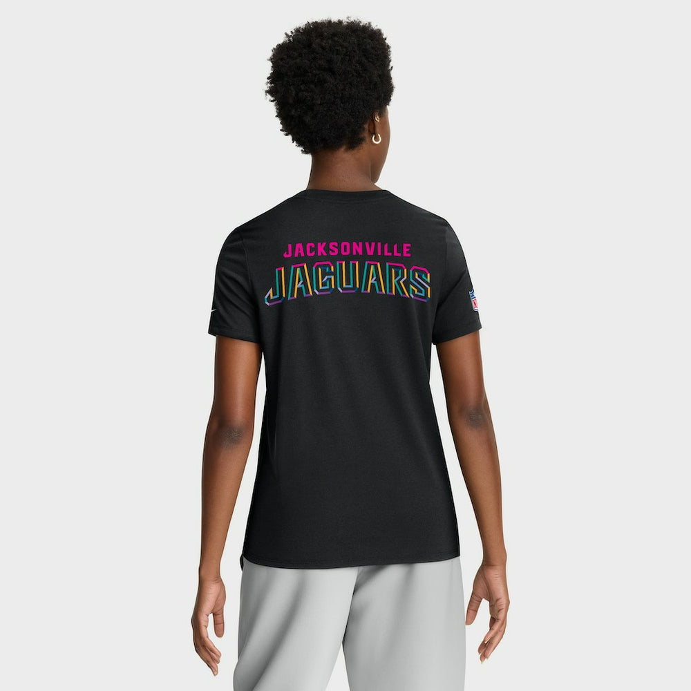 Women's 2025 NFL Crucial Catch Tri-Blend Dri-FIT T-Shirt - Jacksonville Jaguars