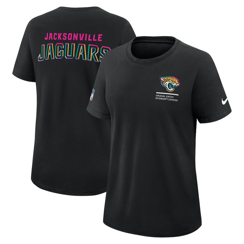 Women's 2025 NFL Crucial Catch Tri-Blend Dri-FIT T-Shirt - Jacksonville Jaguars