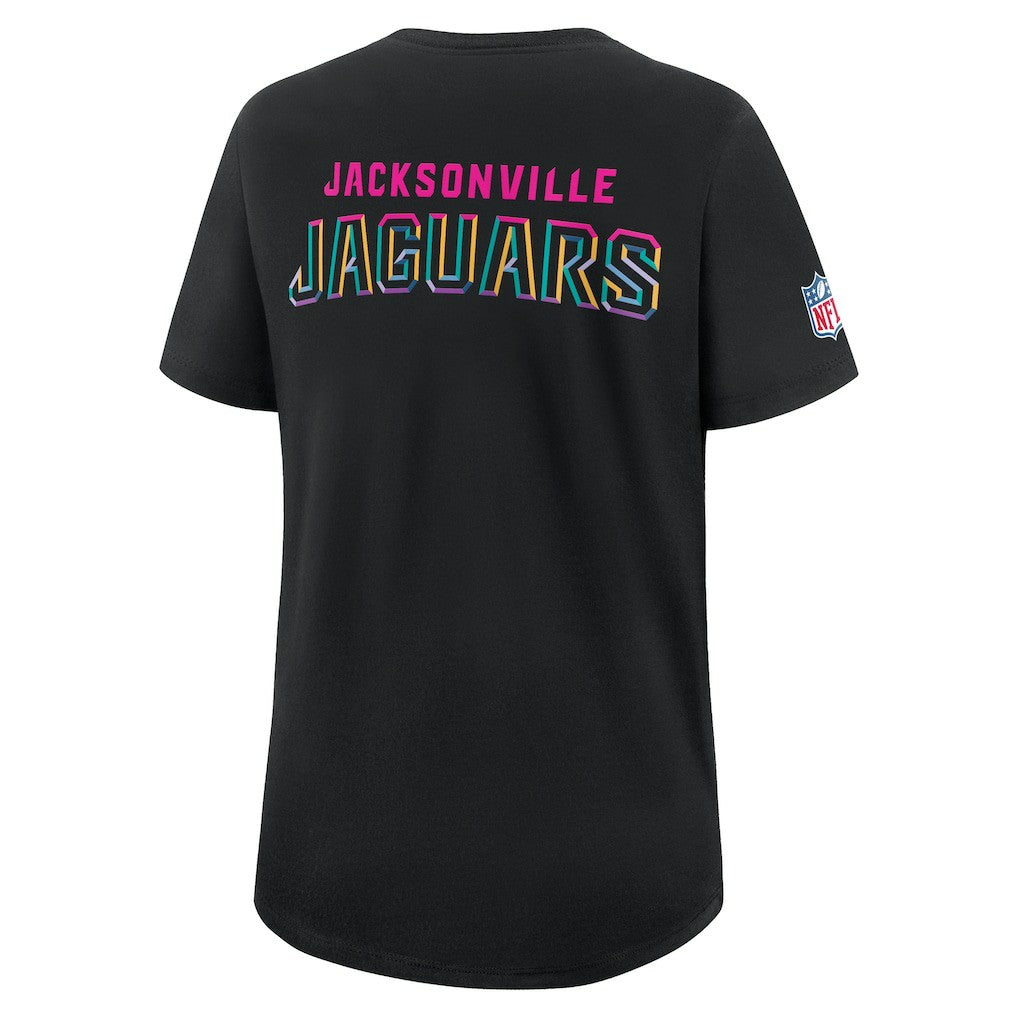 Women's 2025 NFL Crucial Catch Tri-Blend Dri-FIT T-Shirt - Jacksonville Jaguars