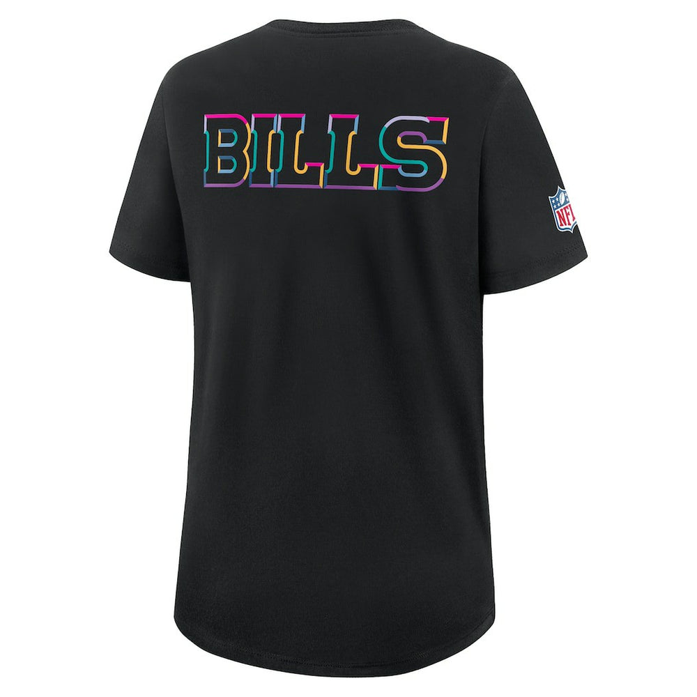 Women's 2025 NFL Crucial Catch Tri-Blend Dri-FIT T-Shirt - Buffalo Bills