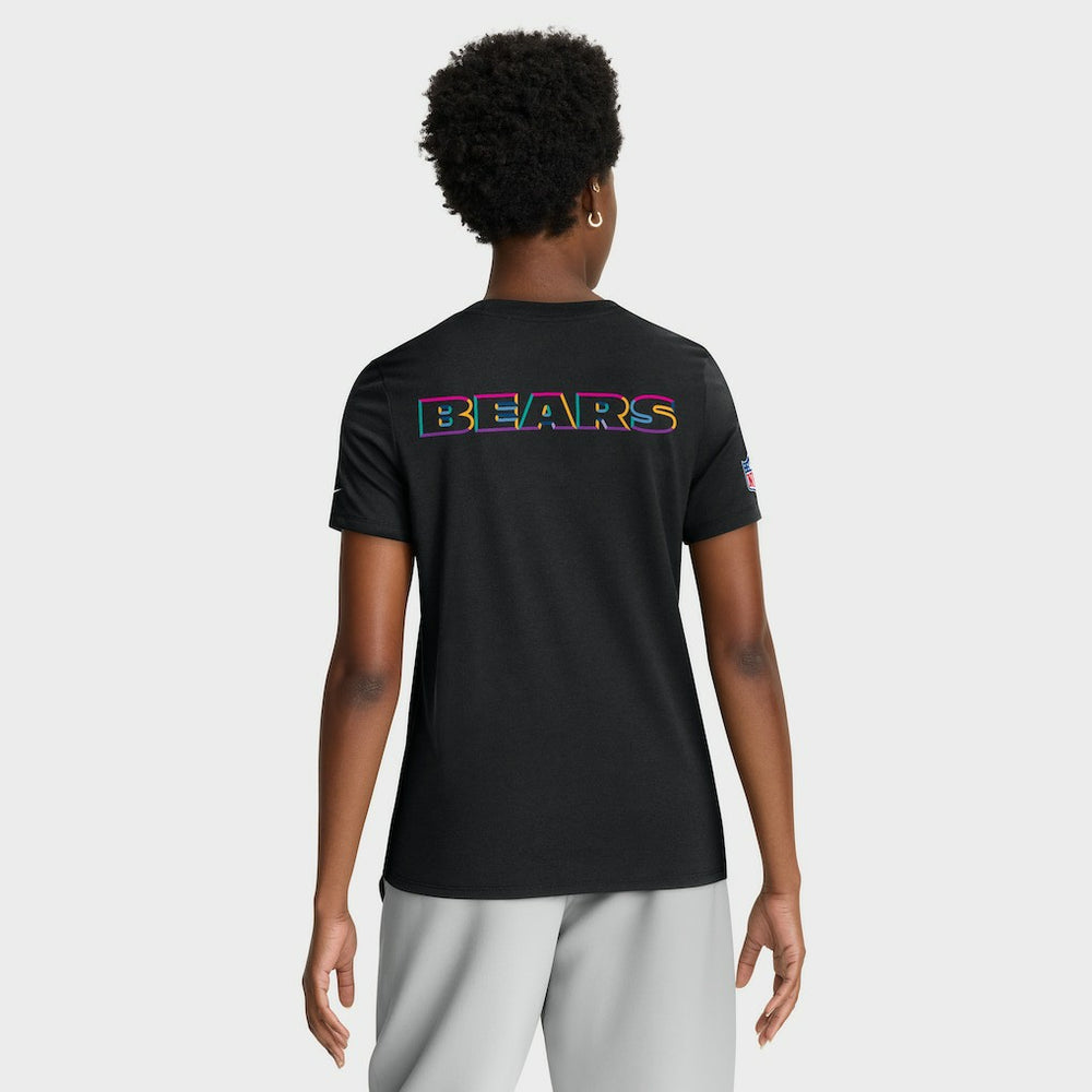 Women's 2025 NFL Crucial Catch Tri-Blend Dri-FIT T-Shirt - Chicago Bears