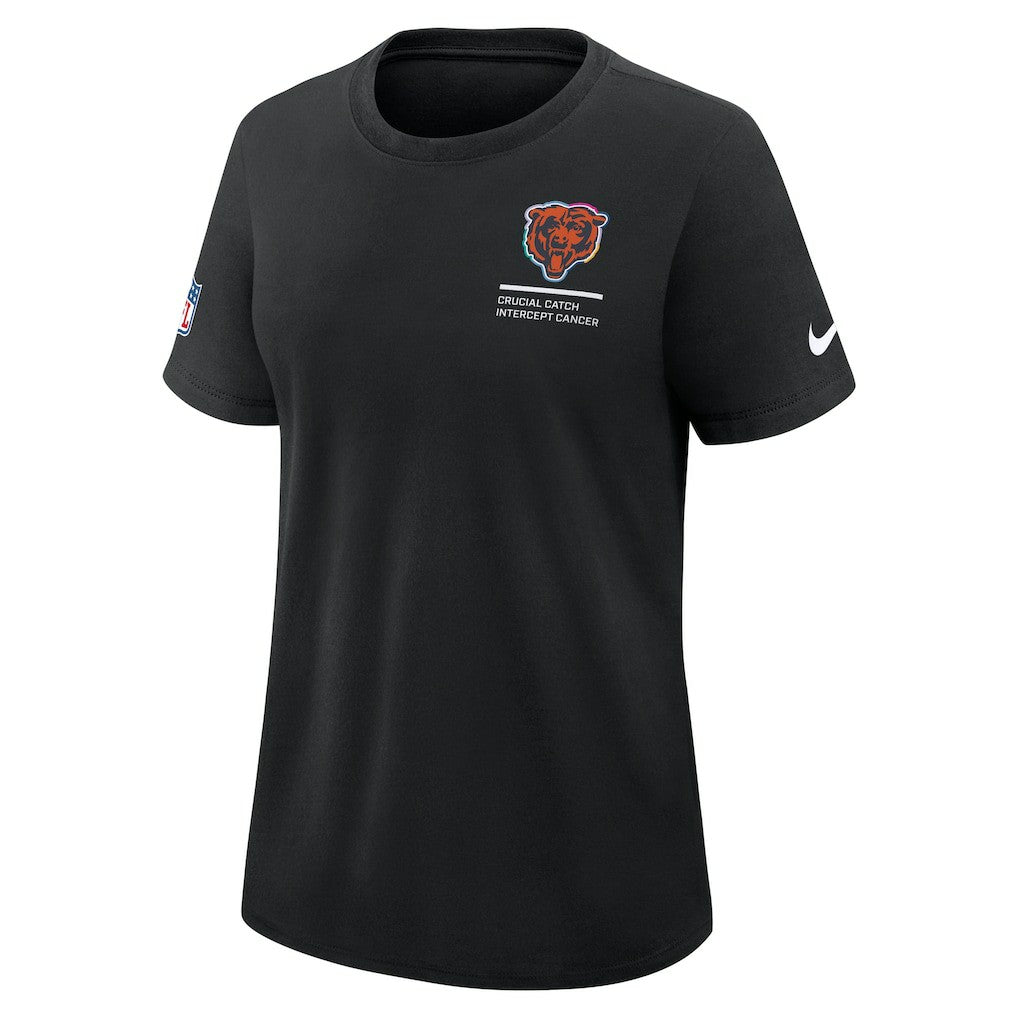 Women's 2025 NFL Crucial Catch Tri-Blend Dri-FIT T-Shirt - Chicago Bears