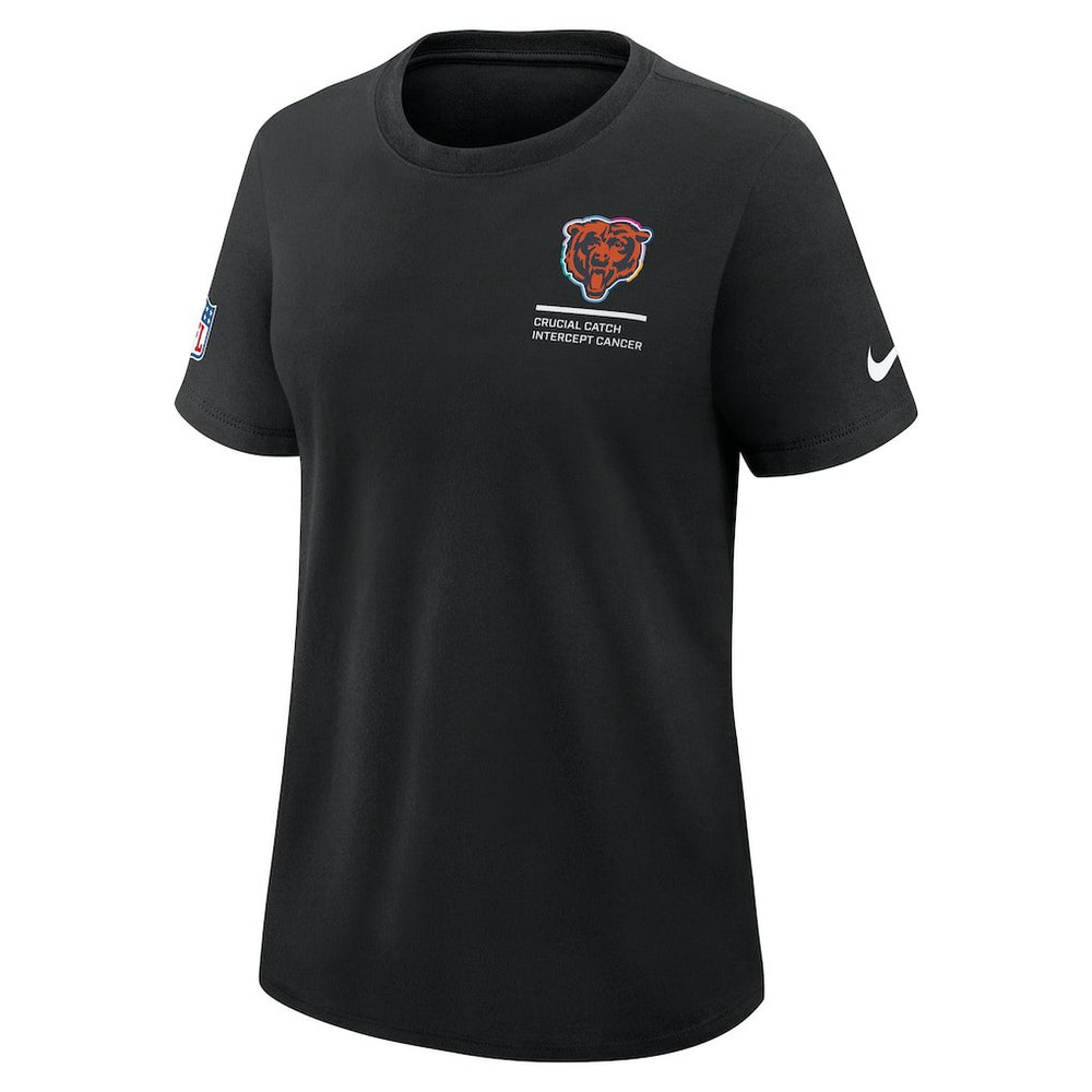 Women's 2025 NFL Crucial Catch Tri-Blend Dri-FIT T-Shirt - Chicago Bears