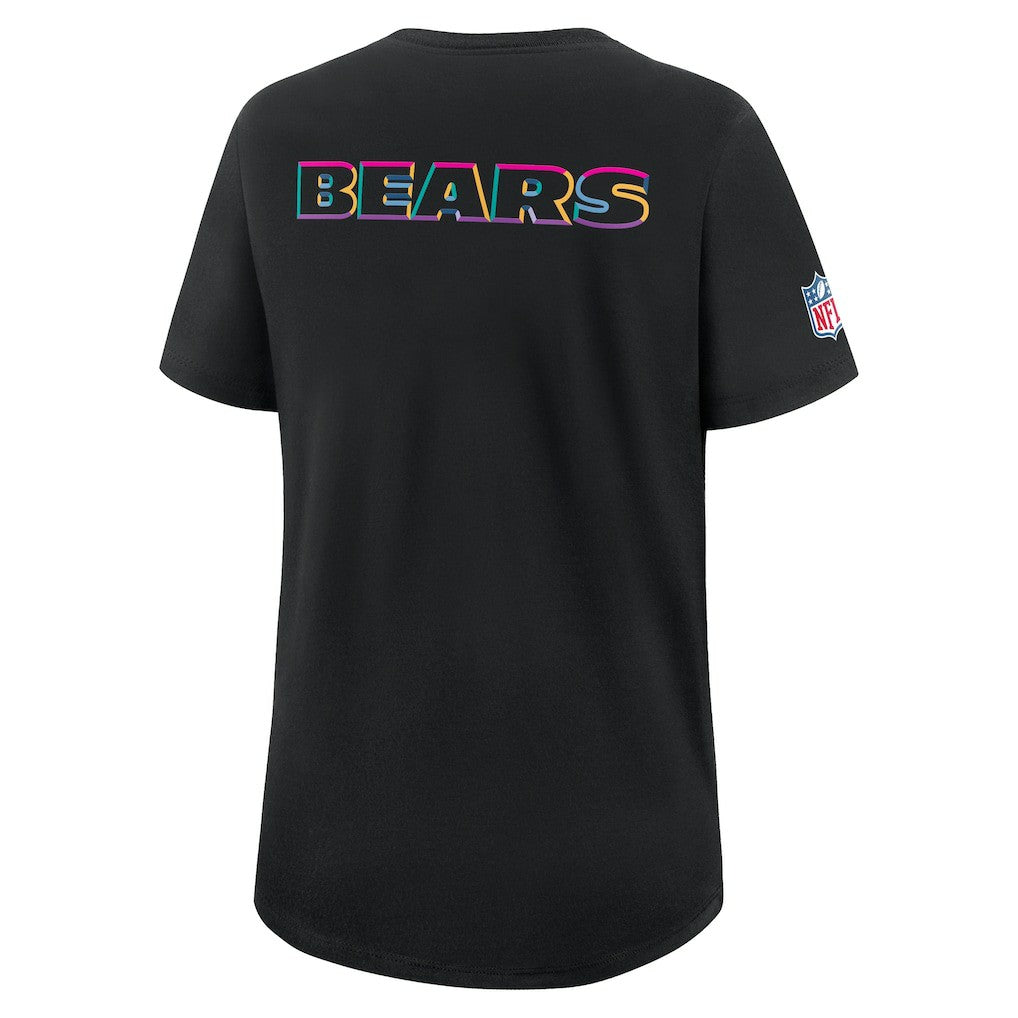 Women's 2025 NFL Crucial Catch Tri-Blend Dri-FIT T-Shirt - Chicago Bears