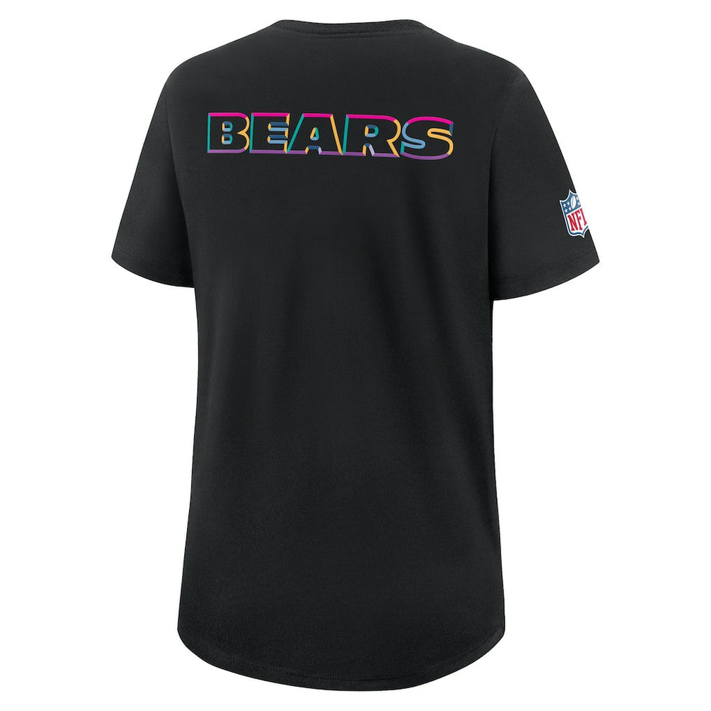 Women's 2025 NFL Crucial Catch Tri-Blend Dri-FIT T-Shirt - Chicago Bears