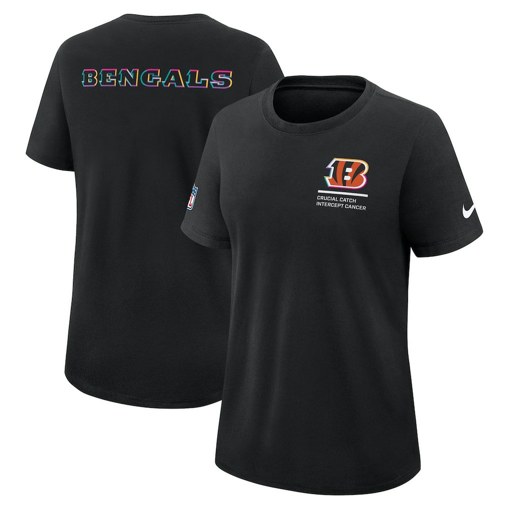 Women's 2025 NFL Crucial Catch Tri-Blend Dri-FIT T-Shirt - Cincinnati Bengals