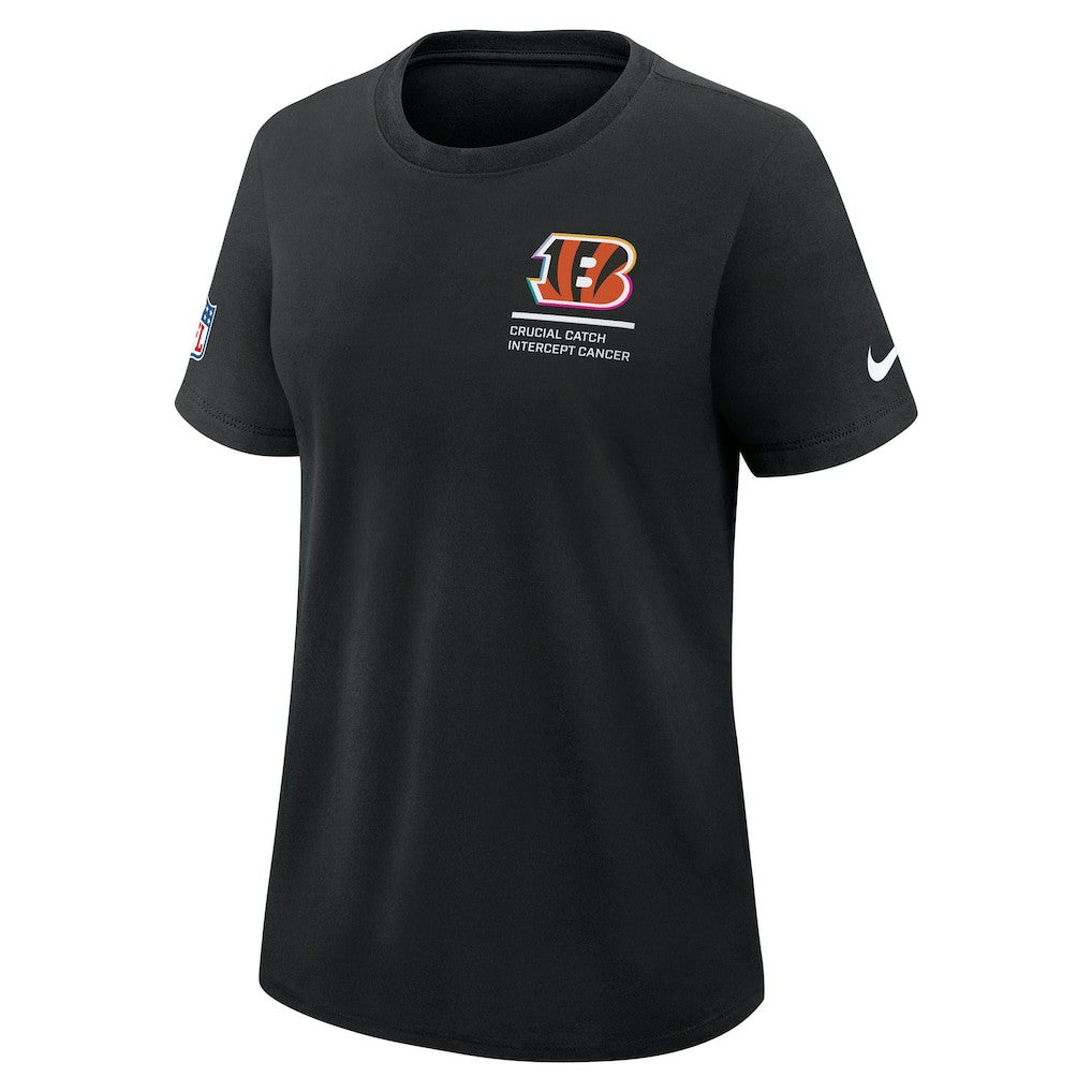 Women's 2025 NFL Crucial Catch Tri-Blend Dri-FIT T-Shirt - Cincinnati Bengals