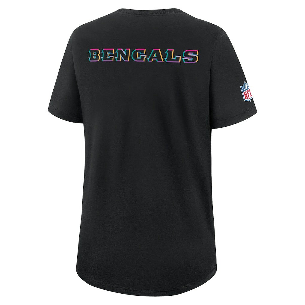Women's 2025 NFL Crucial Catch Tri-Blend Dri-FIT T-Shirt - Cincinnati Bengals