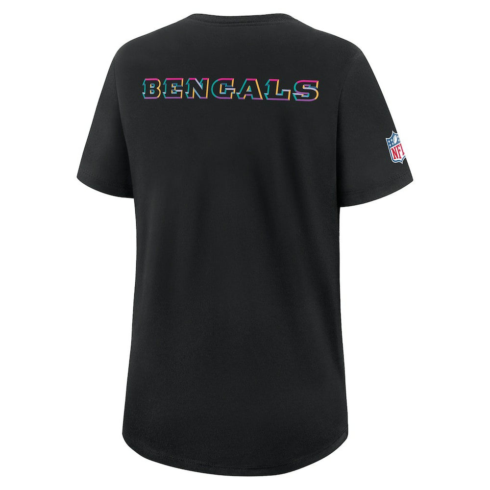 Women's 2025 NFL Crucial Catch Tri-Blend Dri-FIT T-Shirt - Cincinnati Bengals