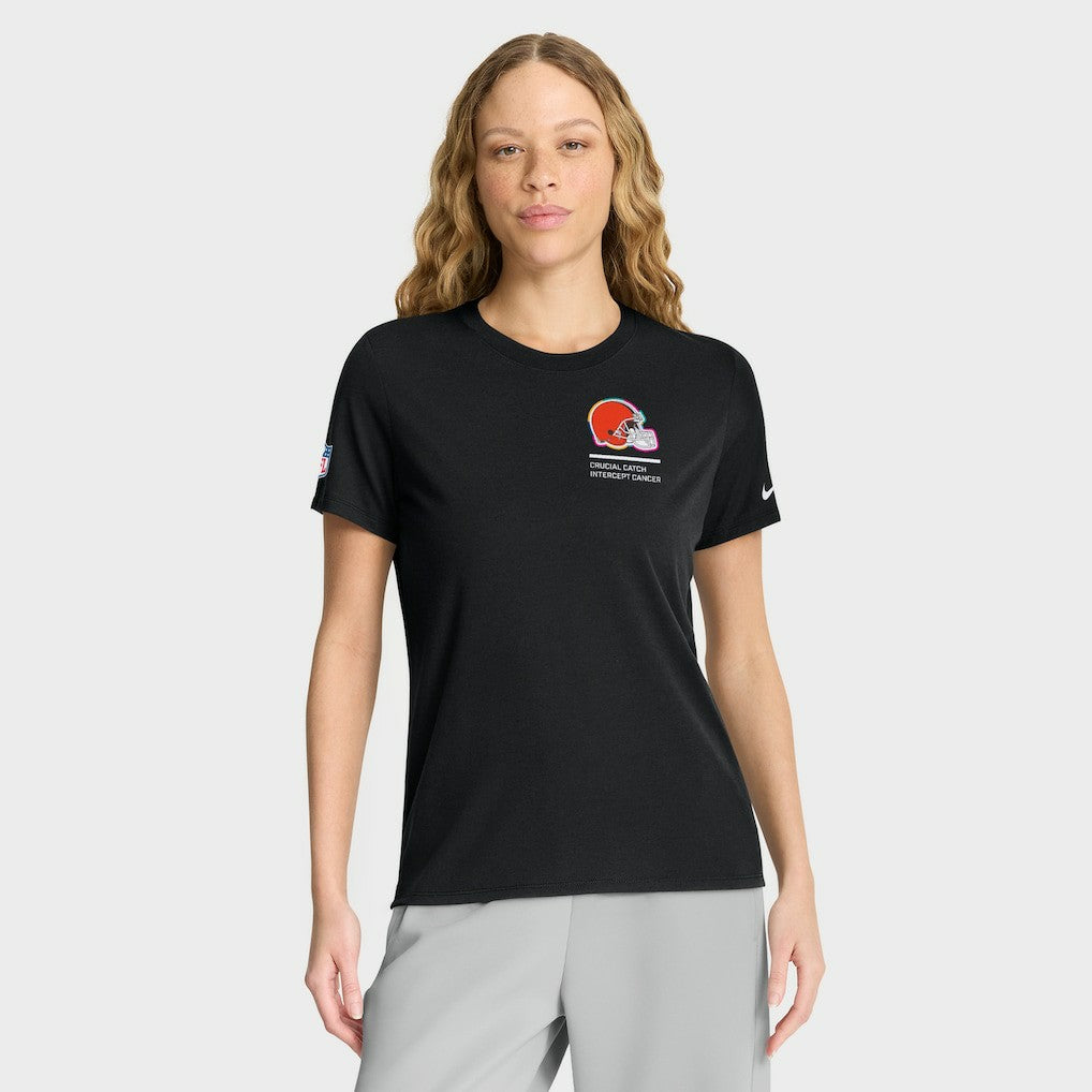 Women's 2025 NFL Crucial Catch Tri-Blend Dri-FIT T-Shirt - Cleveland Browns