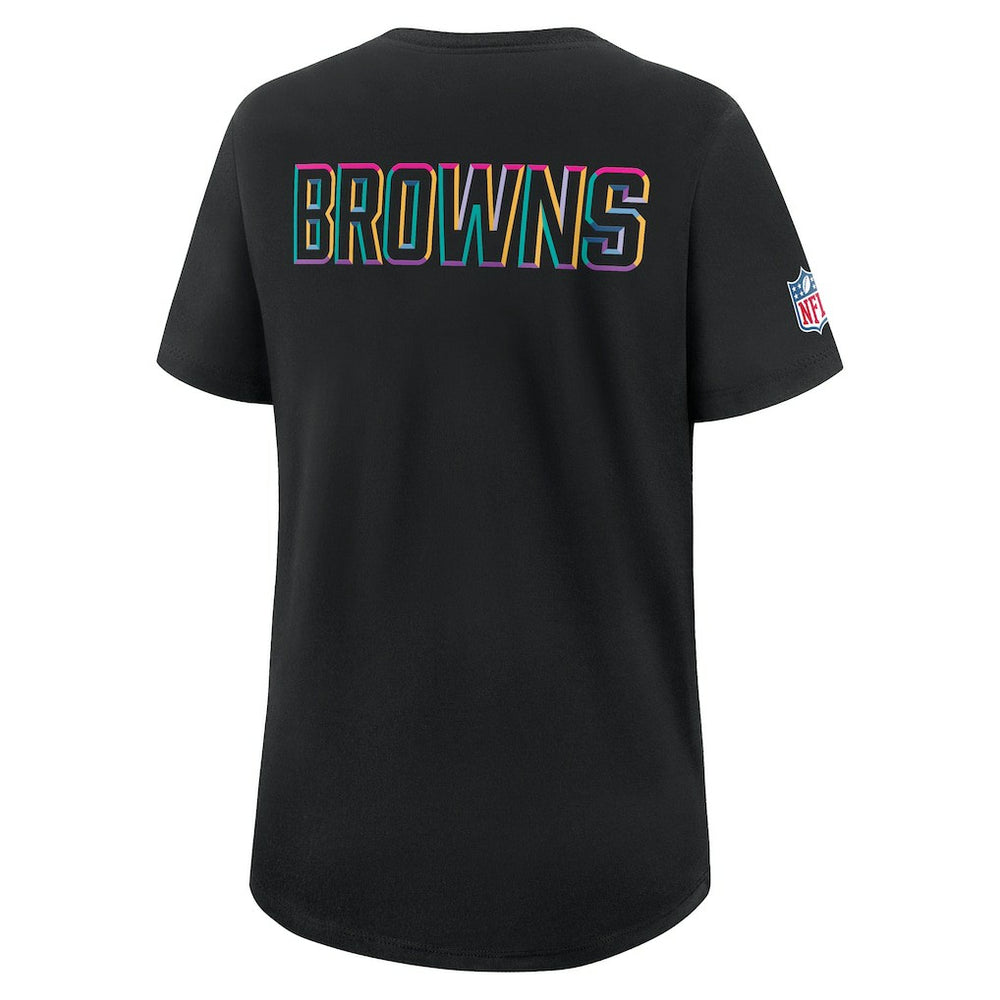 Women's 2025 NFL Crucial Catch Tri-Blend Dri-FIT T-Shirt - Cleveland Browns