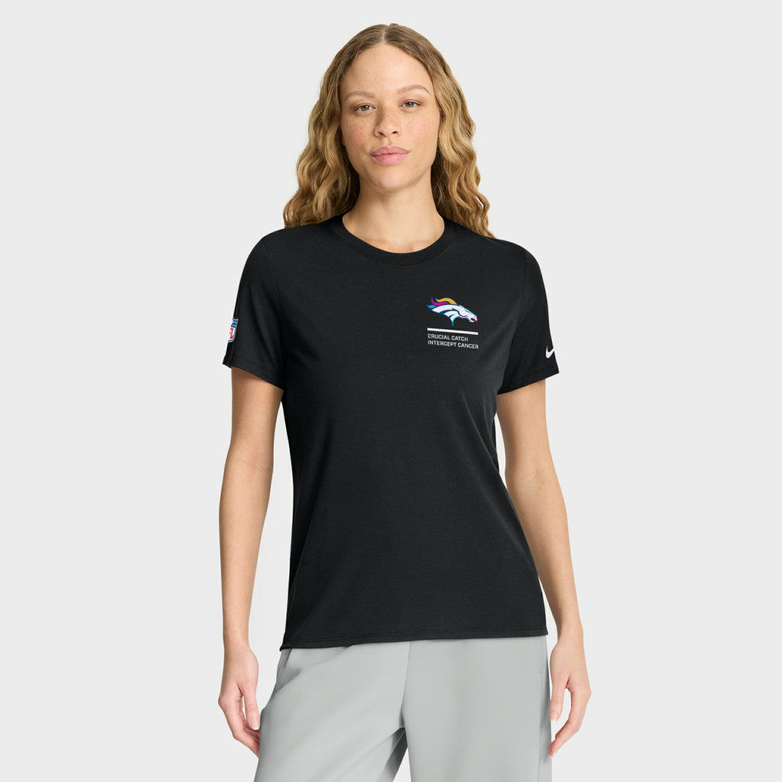 Women's 2025 NFL Crucial Catch Tri-Blend Dri-FIT T-Shirt - Denver Broncos