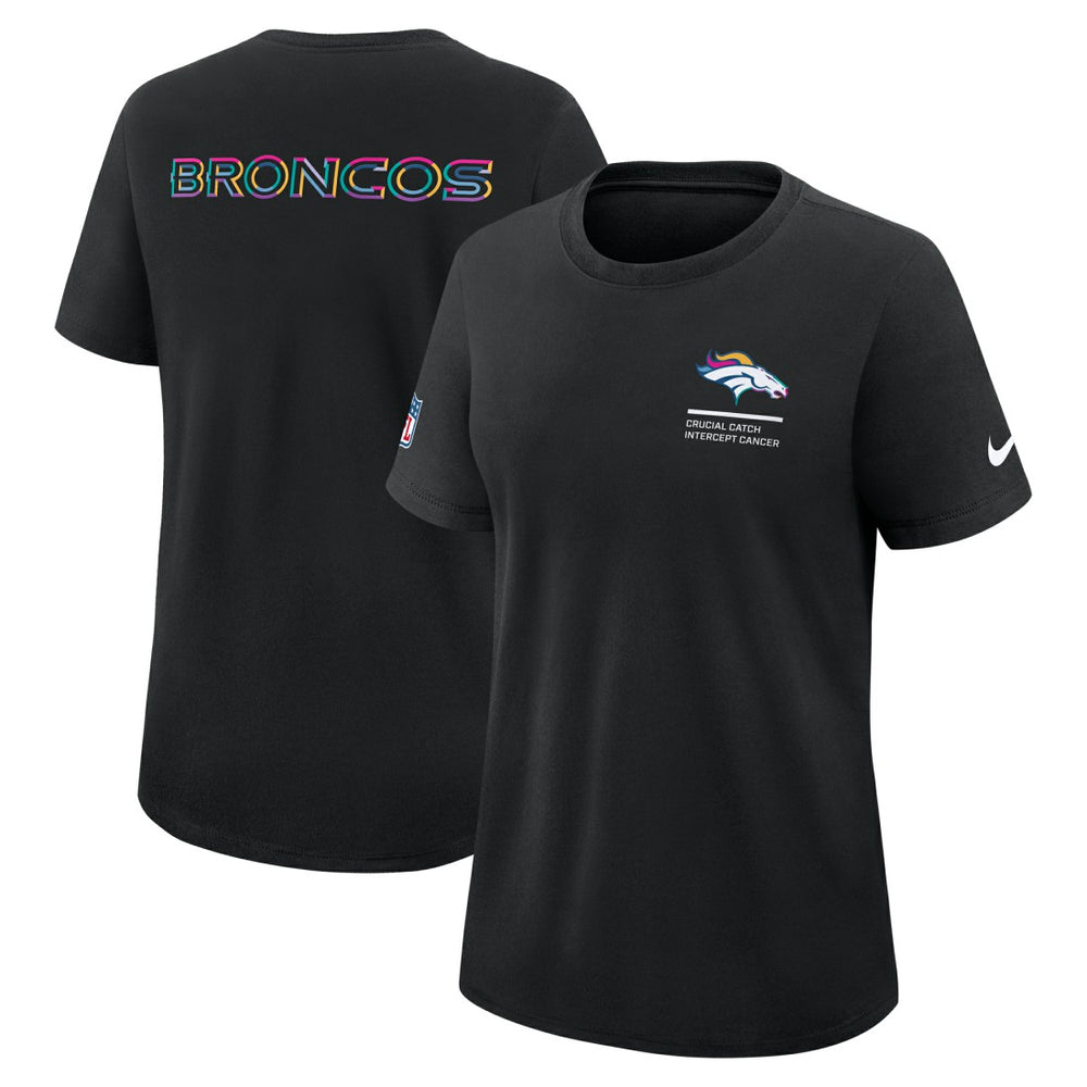 Women's 2025 NFL Crucial Catch Tri-Blend Dri-FIT T-Shirt - Denver Broncos