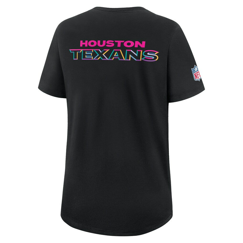 Women's 2025 NFL Crucial Catch Tri-Blend Dri-FIT T-Shirt - Houston Texans