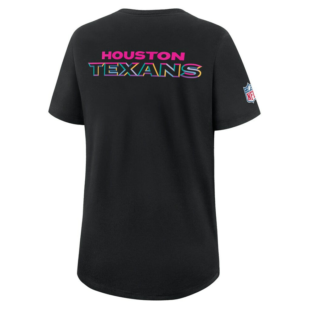 Women's 2025 NFL Crucial Catch Tri-Blend Dri-FIT T-Shirt - Houston Texans