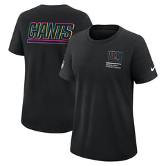 Women's 2025 NFL Crucial Catch Tri-Blend Dri-FIT T-Shirt - New York Giants