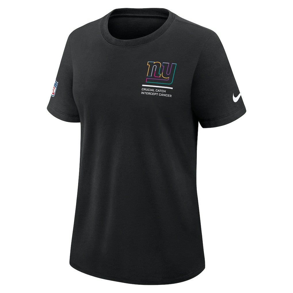 Women's 2025 NFL Crucial Catch Tri-Blend Dri-FIT T-Shirt - New York Giants