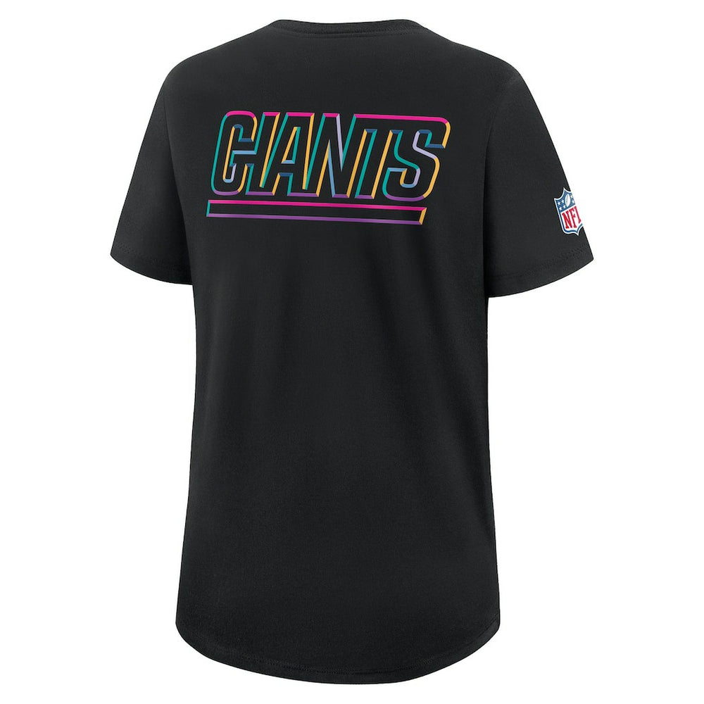 Women's 2025 NFL Crucial Catch Tri-Blend Dri-FIT T-Shirt - New York Giants
