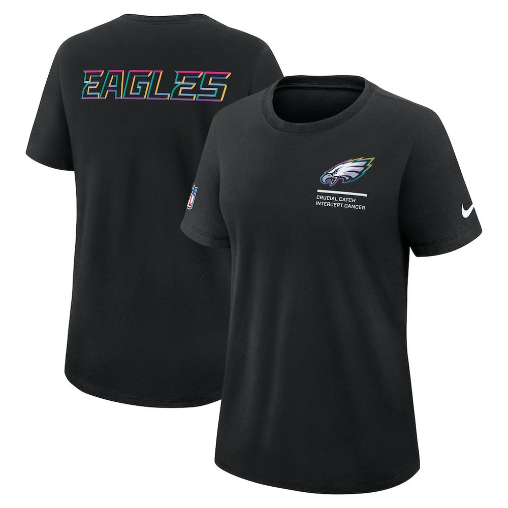 Women's 2025 NFL Crucial Catch Tri-Blend Dri-FIT T-Shirt - Philadelphia Eagles
