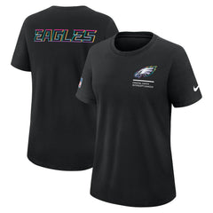 Women's 2025 NFL Crucial Catch Tri-Blend Dri-FIT T-Shirt - Philadelphia Eagles
