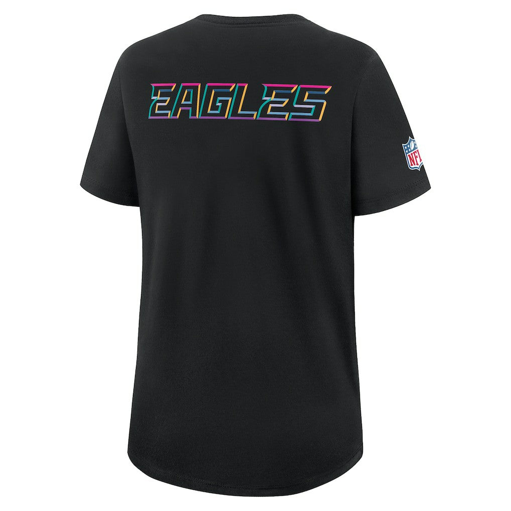 Women's 2025 NFL Crucial Catch Tri-Blend Dri-FIT T-Shirt - Philadelphia Eagles