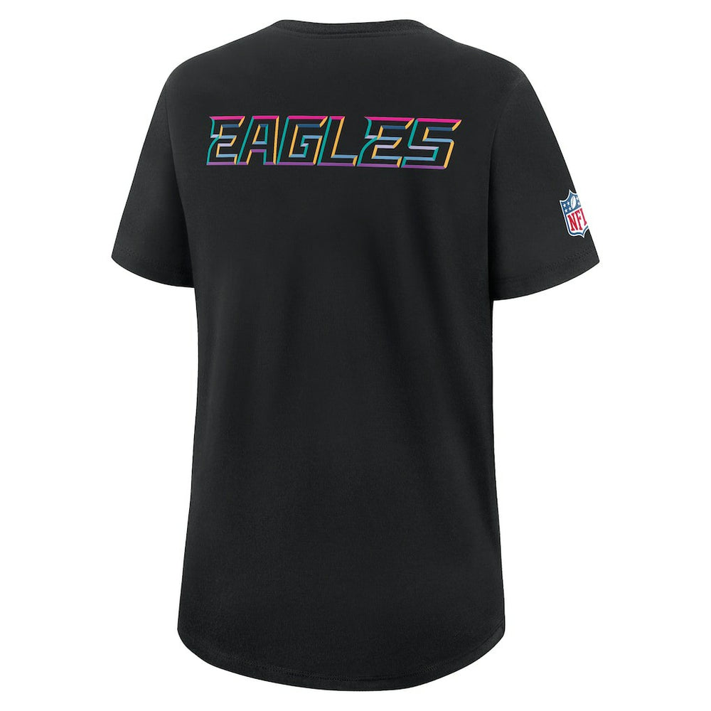 Women's 2025 NFL Crucial Catch Tri-Blend Dri-FIT T-Shirt - Philadelphia Eagles