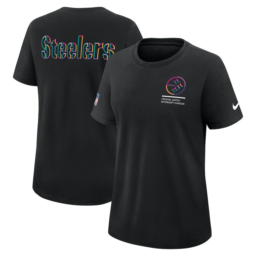 Women's 2025 NFL Crucial Catch Tri-Blend Dri-FIT T-Shirt - Pittsburgh Steelers