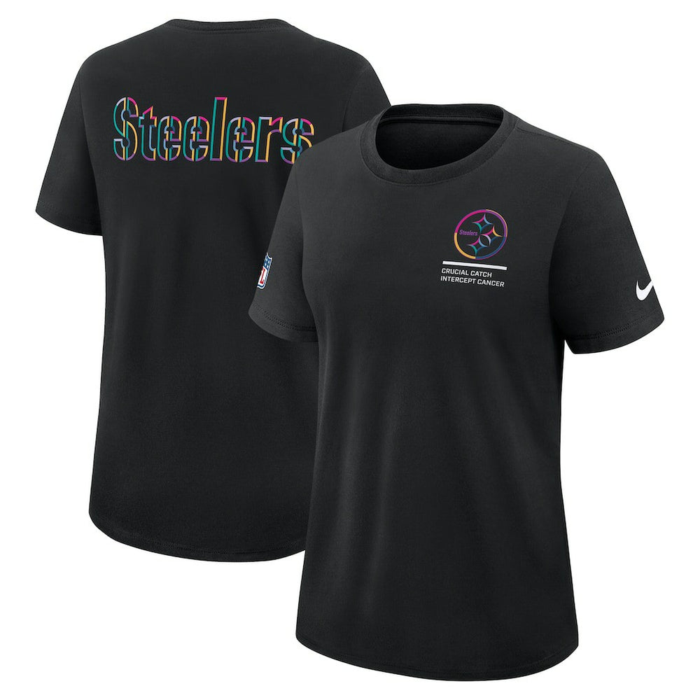 Women's 2025 NFL Crucial Catch Tri-Blend Dri-FIT T-Shirt - Pittsburgh Steelers