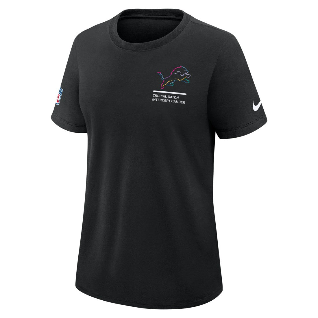 Women's 2025 NFL Crucial Catch Tri-Blend Dri-FIT T-Shirt - Detroit Lions