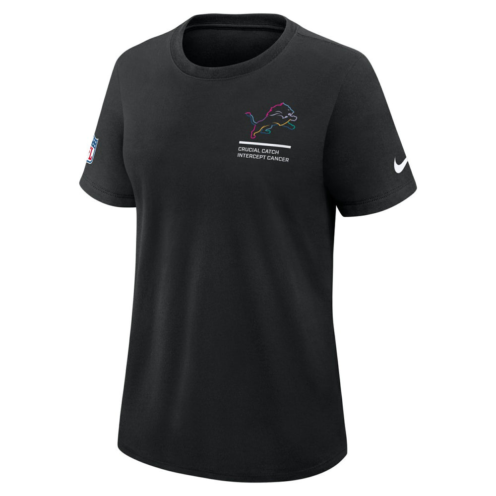 Women's 2025 NFL Crucial Catch Tri-Blend Dri-FIT T-Shirt - Detroit Lions