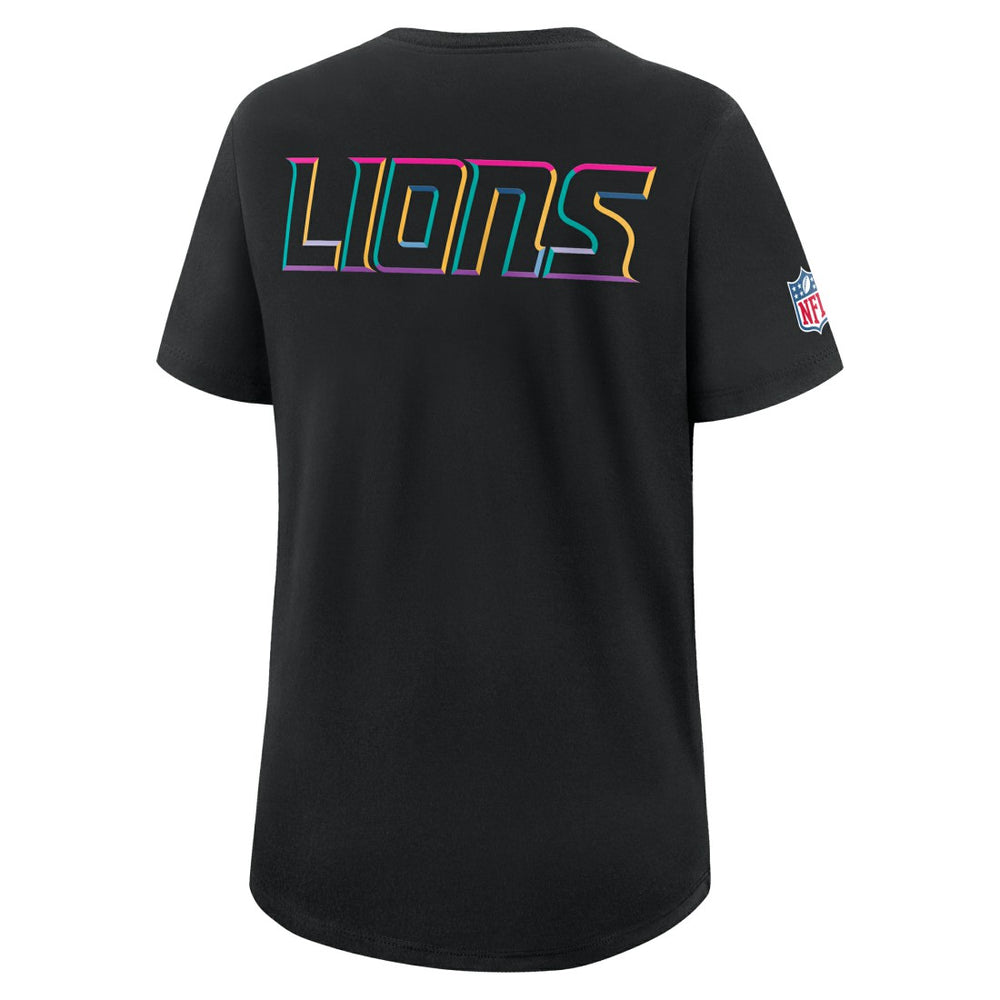 Women's 2025 NFL Crucial Catch Tri-Blend Dri-FIT T-Shirt - Detroit Lions