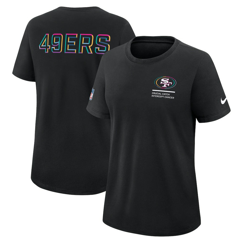 Women's 2025 NFL Crucial Catch Tri-Blend Dri-FIT T-Shirt - San Francisco 49ers