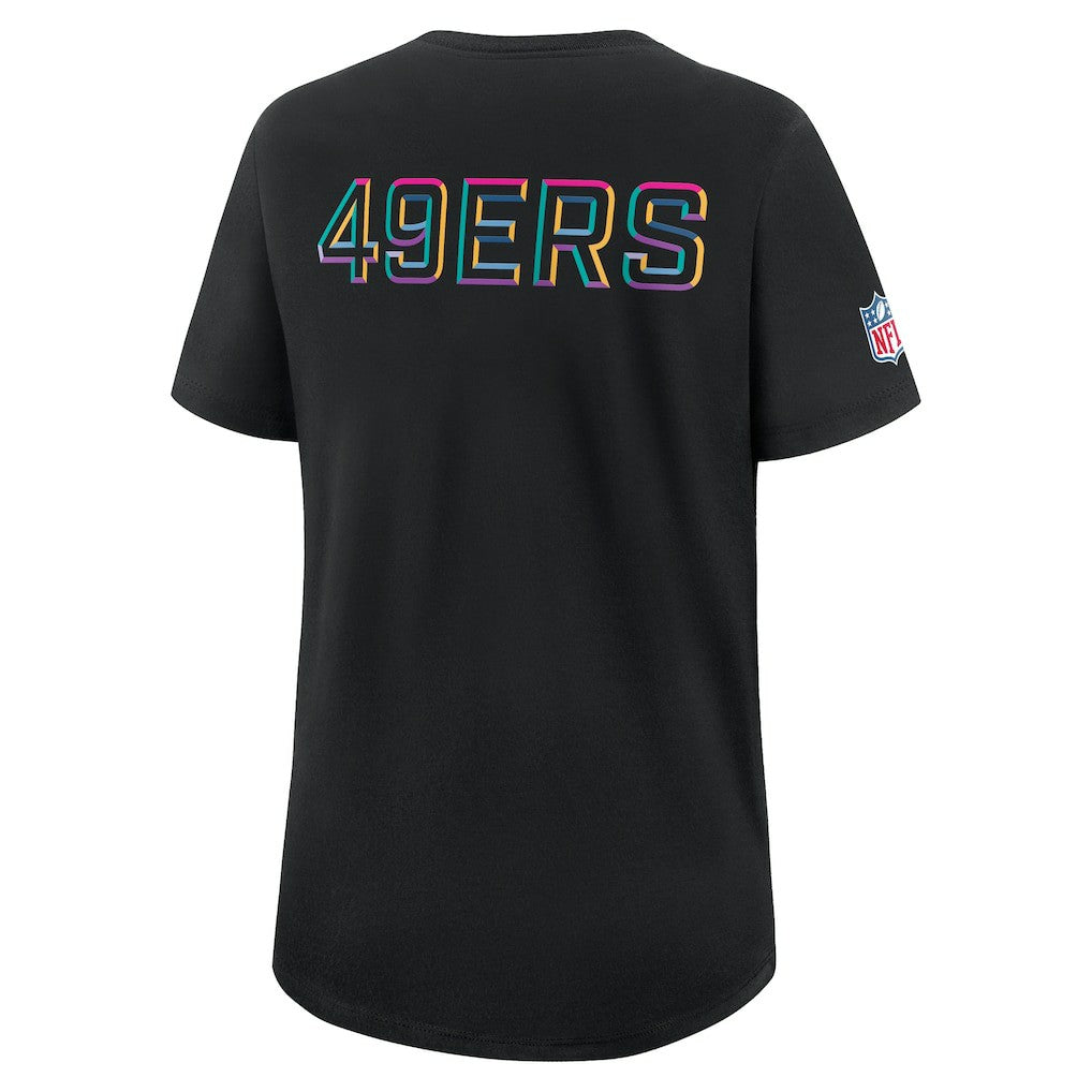 Women's 2025 NFL Crucial Catch Tri-Blend Dri-FIT T-Shirt - San Francisco 49ers
