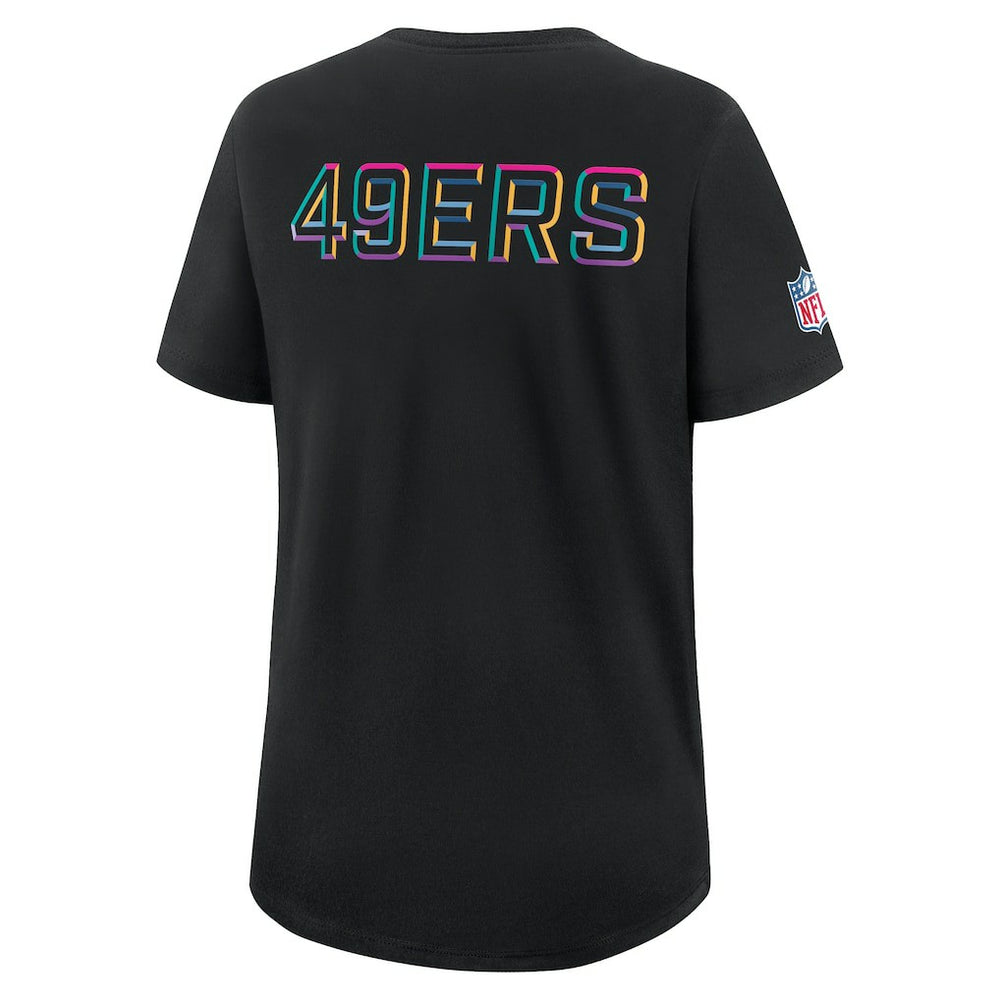 Women's 2025 NFL Crucial Catch Tri-Blend Dri-FIT T-Shirt - San Francisco 49ers