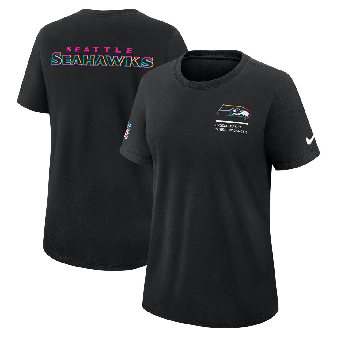 Women's 2025 NFL Crucial Catch Tri-Blend Dri-FIT T-Shirt - Seattle Seahawks