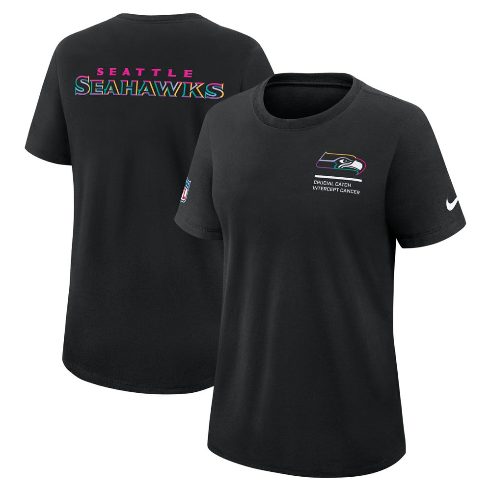 Women's 2025 NFL Crucial Catch Tri-Blend Dri-FIT T-Shirt - Seattle Seahawks