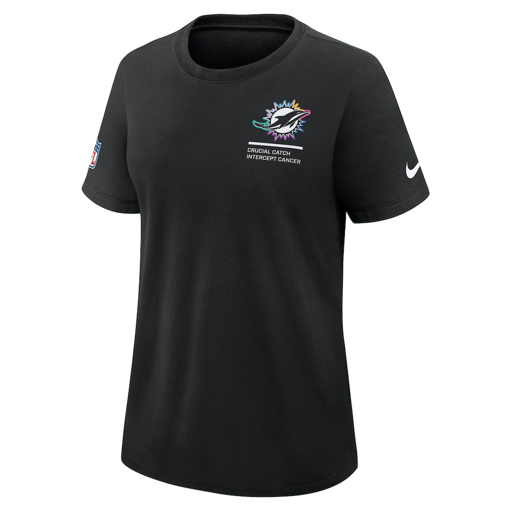 Women's 2025 NFL Crucial Catch Tri-Blend Dri-FIT T-Shirt - Miami Dolphins