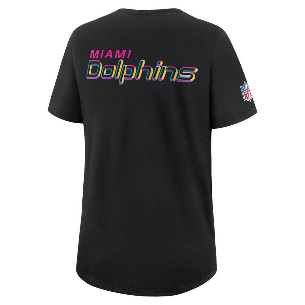 Women's 2025 NFL Crucial Catch Tri-Blend Dri-FIT T-Shirt - Miami Dolphins