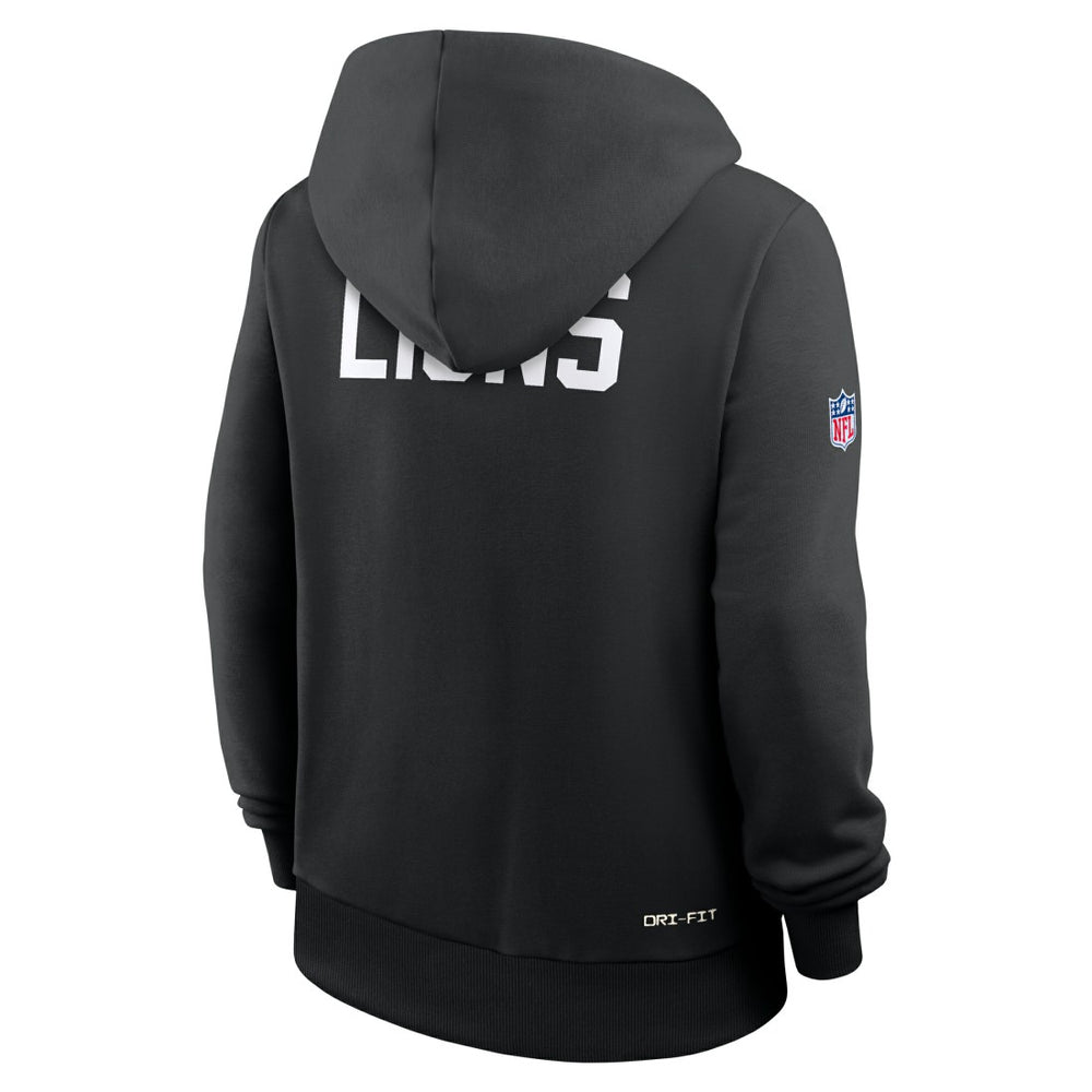 Women's Throwback Sideline Standard Issue Dri-FIT Hoodie - Detroit Lions