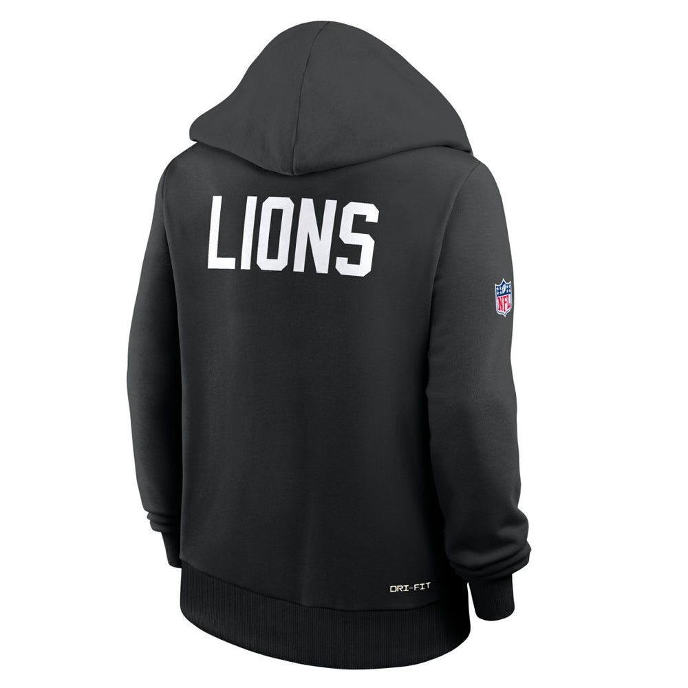Women's Throwback Sideline Standard Issue Dri-FIT Hoodie - Detroit Lions