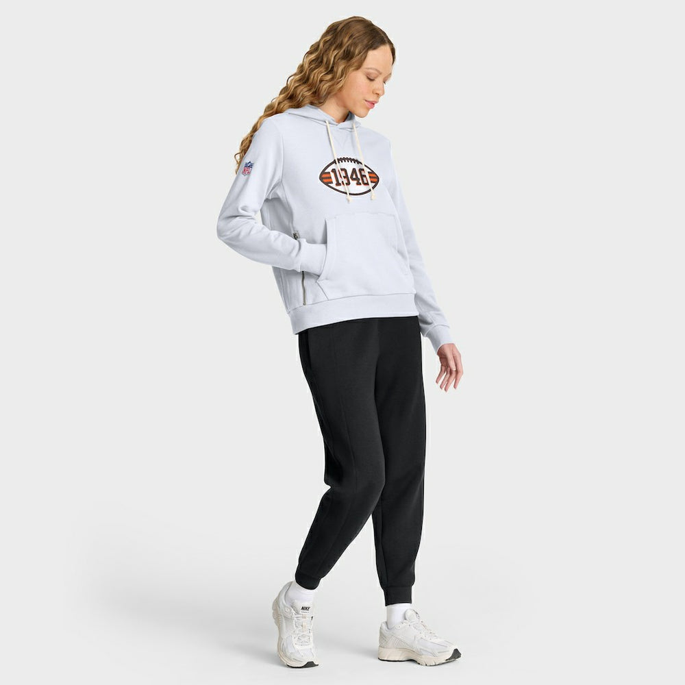 Women's Throwback Sideline Standard Issue Dri-FIT Hoodie - Cleveland Browns