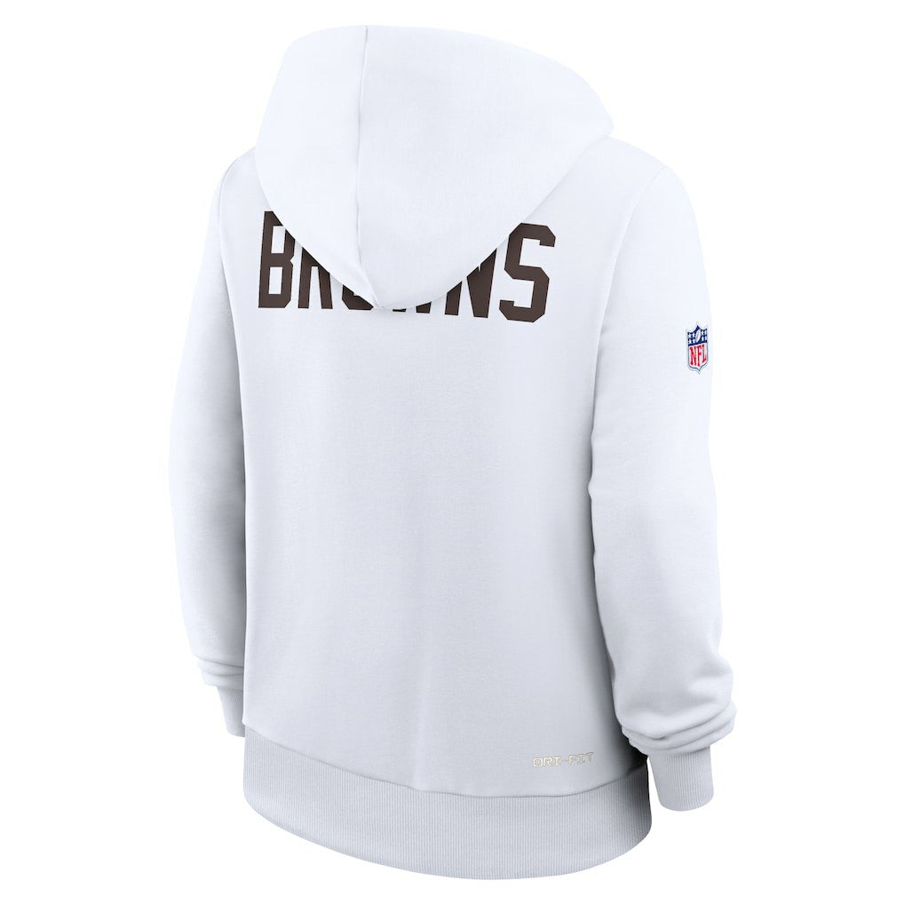 Women's Throwback Sideline Standard Issue Dri-FIT Hoodie - Cleveland Browns