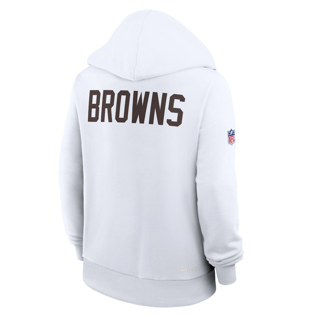 Women's Throwback Sideline Standard Issue Dri-FIT Hoodie - Cleveland Browns